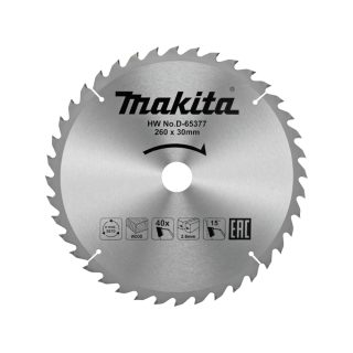 MAKITA list kružne pile 260x30x2,60 mm, 100Z, D-65408