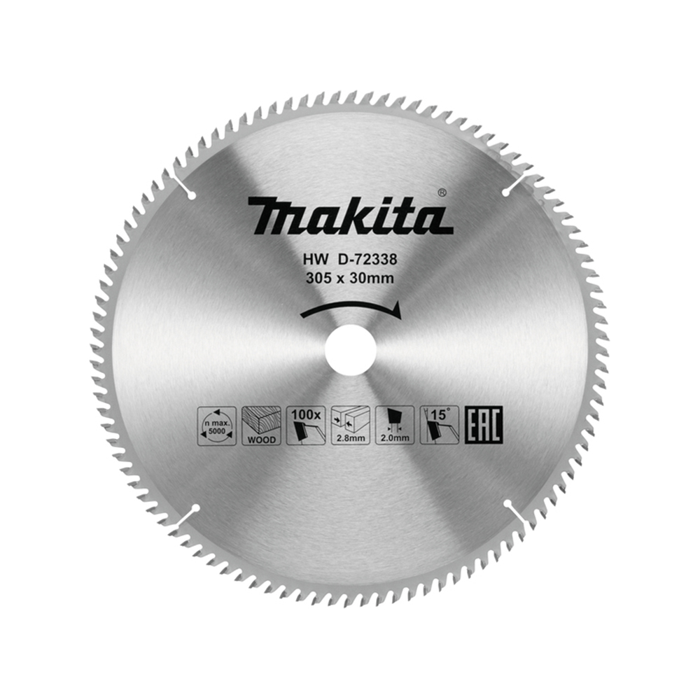 MAKITA list kružne pile 305x30x2,80 mm, 100Z, D-72338