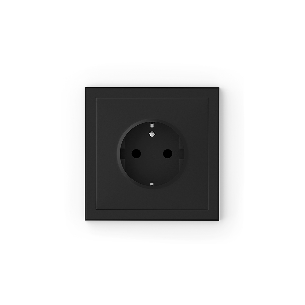 COMMEL utičnica Adria 16A schuko crna 043-616