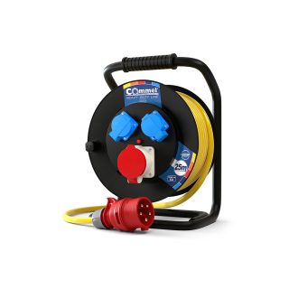 COMMEL kabelska motalica 25m 5x2,5 PVC heavy duty 200-391