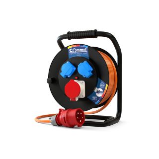 COMMEL kabelska motalica 40m 5x1,5 PVC heavy duty 200-396