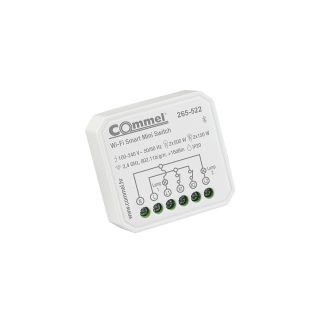 COMMEL mini Wi-Fi switch 5A dvostruki bijeli 265-522