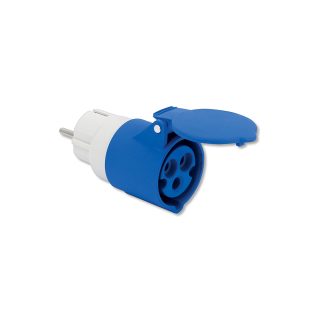 COMMEL adapter za pretvaranje schuko u CEE 16A 3P 284-102