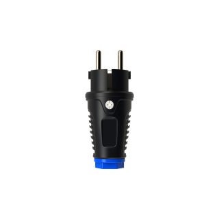 COMMEL utikač 16A gumeni crni 290-308