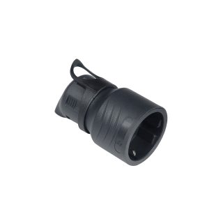 COMMEL utikač 16A kutni crni 291-202