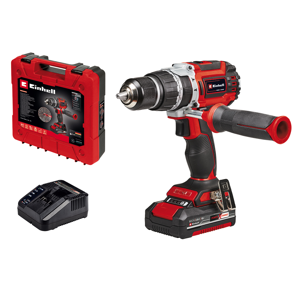 EINHELL aku bušilica TP-CD 18/60 Li-i BL PXC 18V 2,0Ah kovčeg