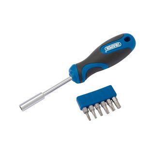 DRAPER set odvijača Torx 1/4'' T10-T30 + držač bitova 7 dj. 43613-DRP