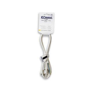 COMMEL priključni kabel 1,5m 6A bijeli 0310