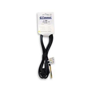 COMMEL priključni kabel 2m 10A crni 0486