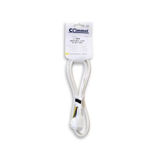COMMEL priključni kabel 1,5m 16A bijeli 0512