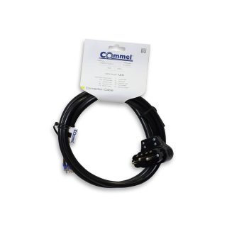 COMMEL priključni kabel 1,5m 16A 400V crni 0713