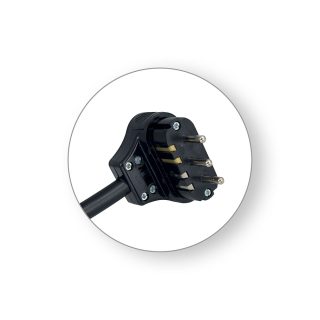 COMMEL priključni kabel 3m 16A 400V crni 0739