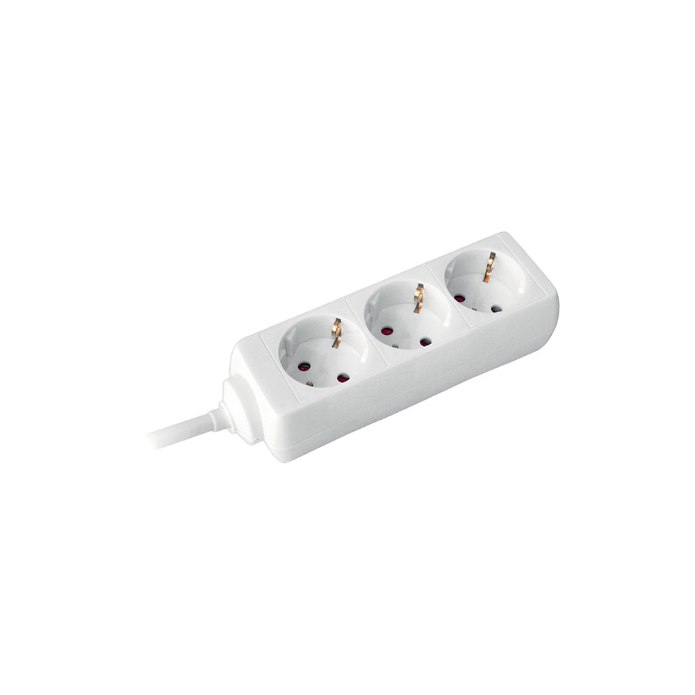COMMEL produžni kabel 5m 3x utičnica 16A bijeli 0806