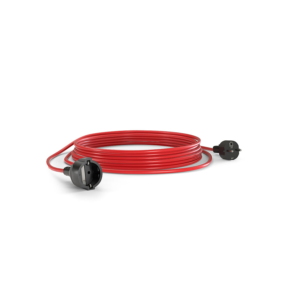 COMMEL produžni kabel 25m 10A schuko crveni hobby 0872X