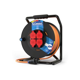 COMMEL kabelska motalica 40m 3x2,5 PVC heavy duty 200-375