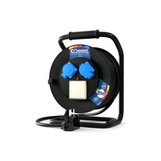 COMMEL kabelska motalica 25m 5x2,5 PVC heavy duty 200-393