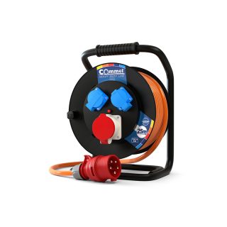 COMMEL kabelska motalica 25m 5x2,5 PVC heavy duty 200-395