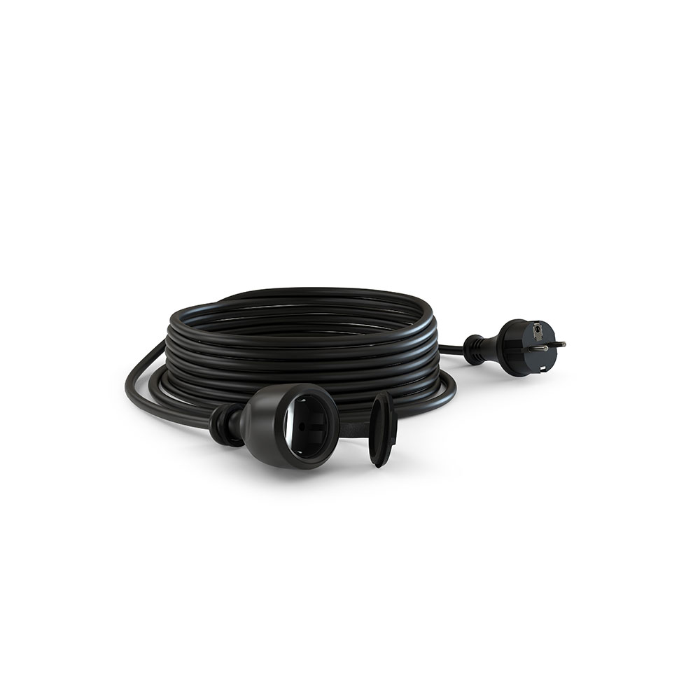 COMMEL produžni kabel 10m 16A schuko crni profi 220-302