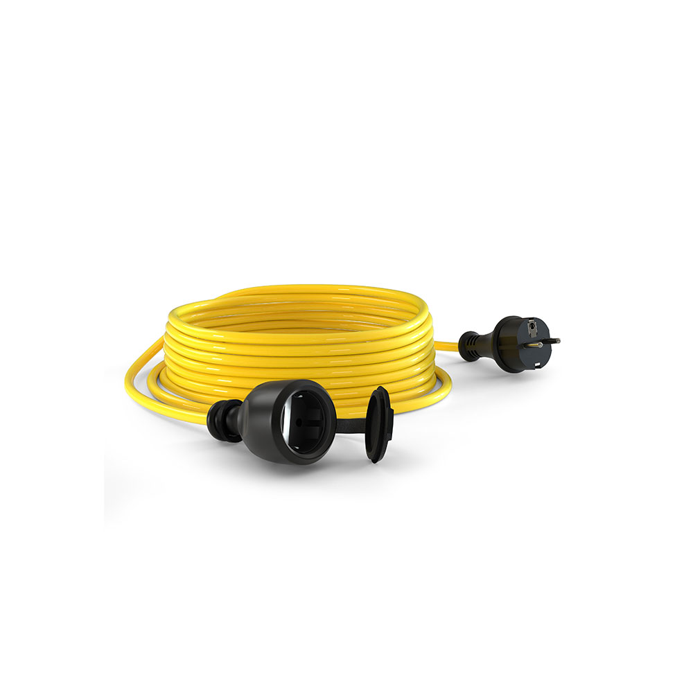 COMMEL produžni kabel 20m 16A schuko žuti 220-704