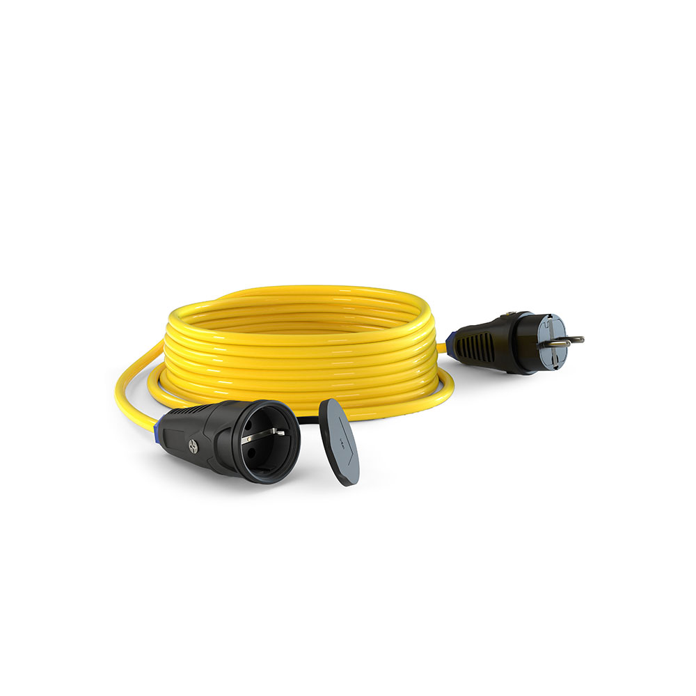 COMMEL produžni kabel 20m 16A schuko žuti 220-764