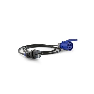 COMMEL adapter za pretvaranje schuko u CEE 1,5m 16A crni profi 221-202