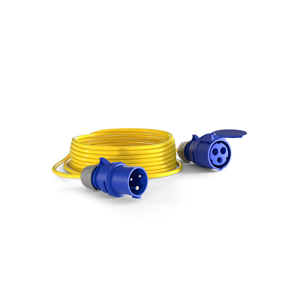 COMMEL produžni kabel 10m 16A žuti profi 221-312