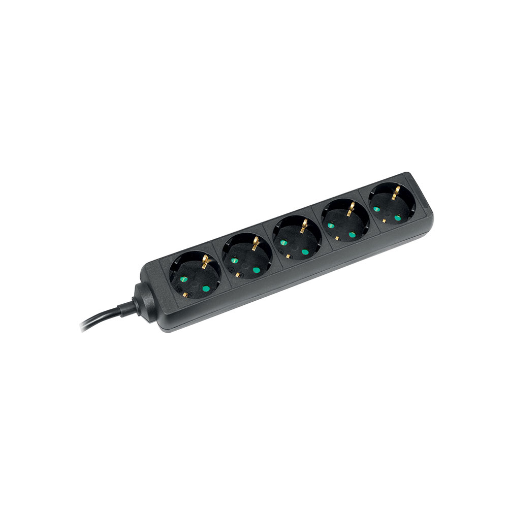COMMEL produžni kabel 3m 5x utičnica 16A crni 232-522