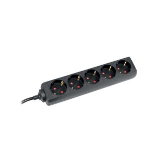 COMMEL produžni kabel 5m 5x utičnica 16A crni 232-523