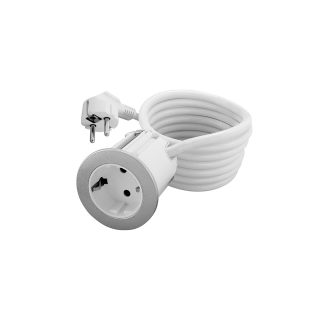 COMMEL ugradbena utičnica 2m 16A bijela 235-111