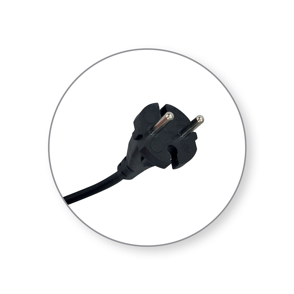 COMMEL priključni kabel 4m 10A crni 272-502