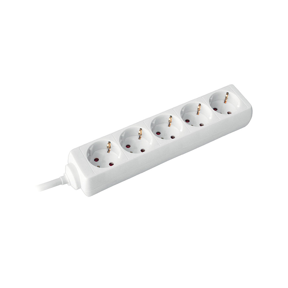COMMEL produžni kabel 5m 5x utičnica 16A bijeli 232-503