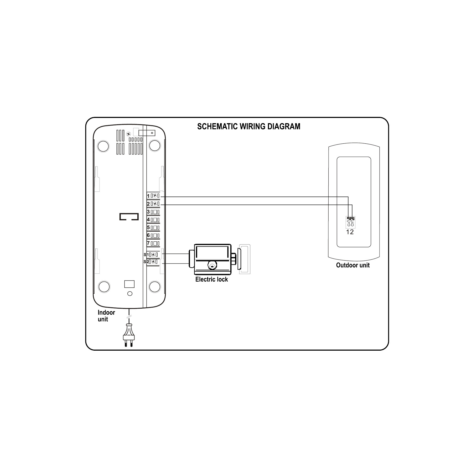 COMMEL audio portafon 1 melodija sivi 502-103 - Slika 2