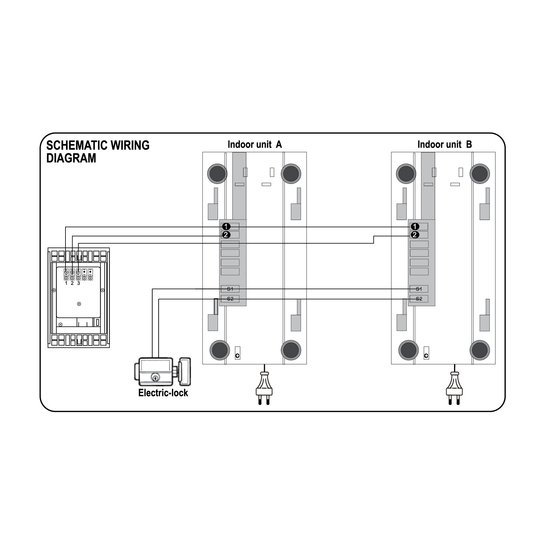 COMMEL audio portafon za 2 stana 1 melodija sivi 502-203 - Slika 2