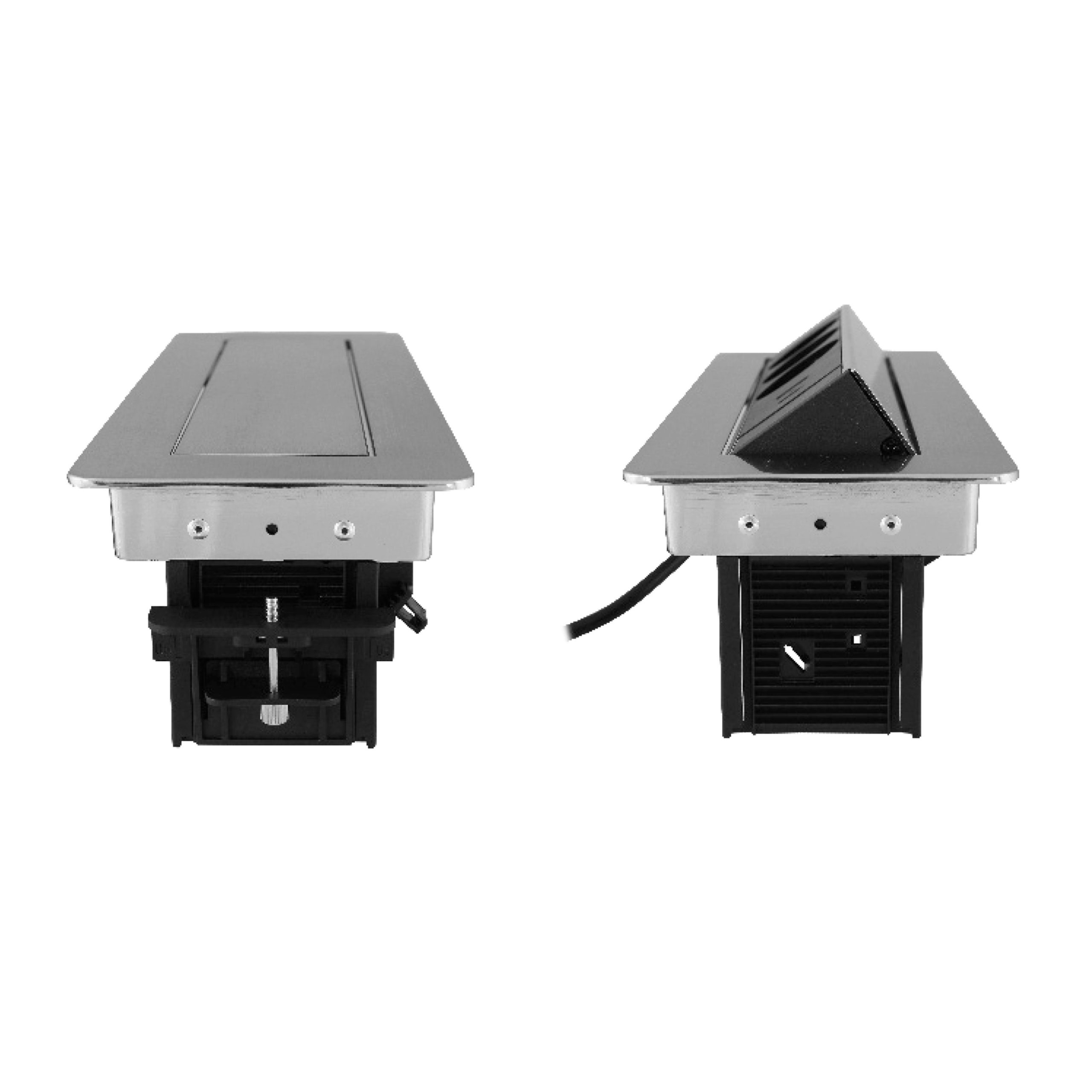 COMMEL ugradbena utičnica 2m 3x utičnica 2xUSB 16A nikal 235-101 - Slika 3