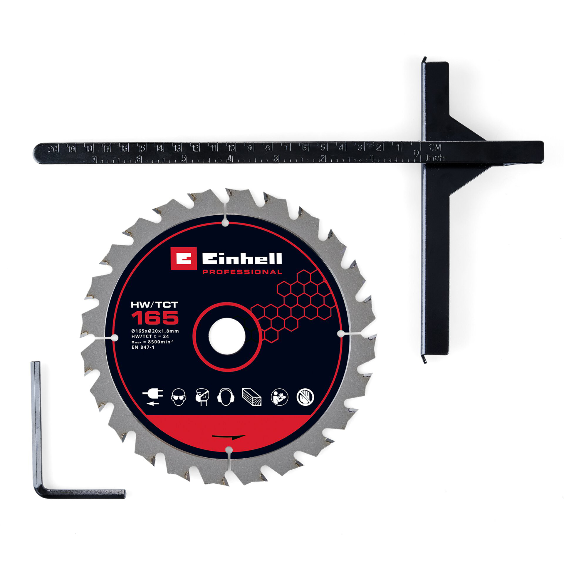 EINHELL PROFESSIONAL aku ručna kružna pila TP-CS 18/165 Li BL PXC 18V bez baterije - Slika 8