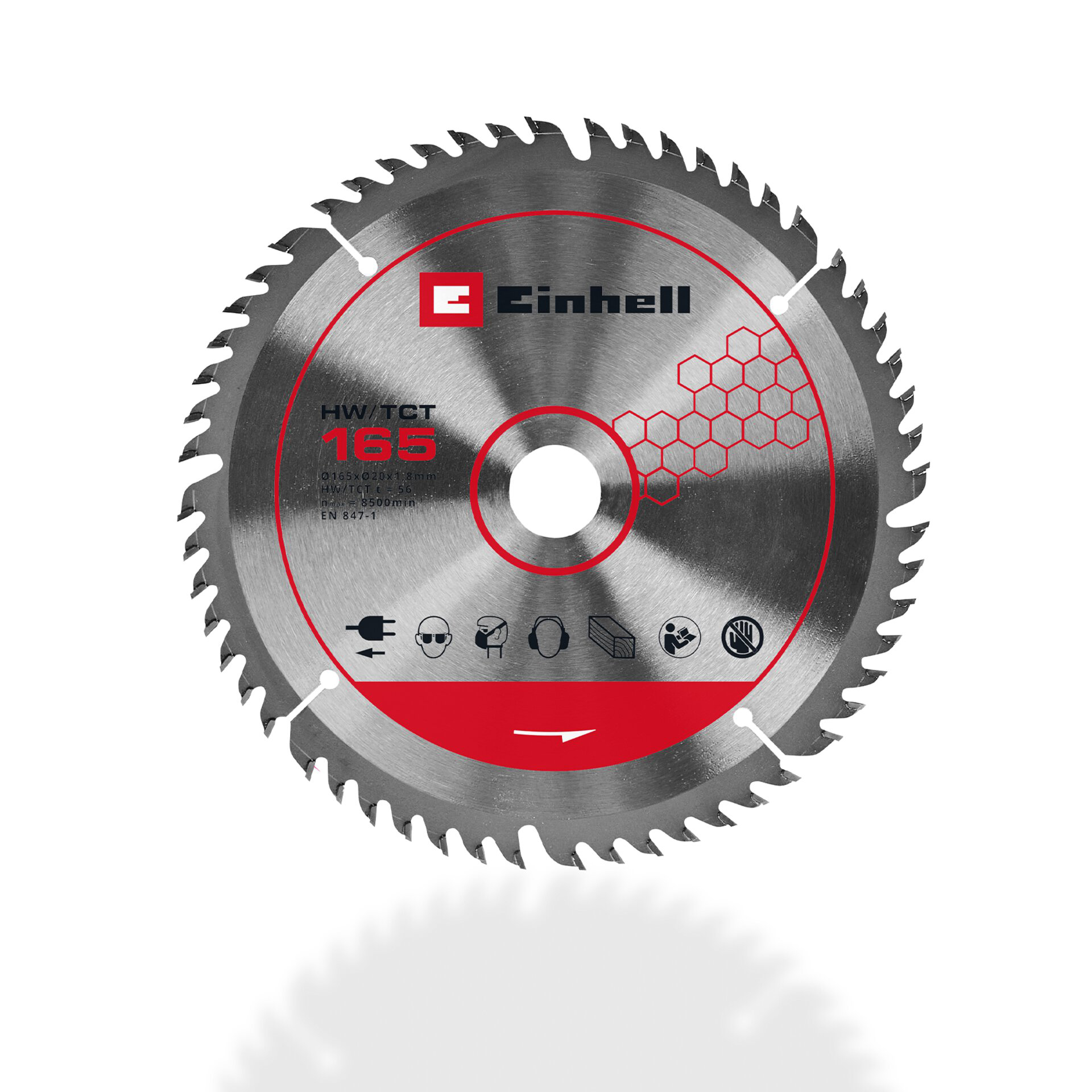 EINHELL PROFESSIONAL aku uranjajuća kružna pila TP-PS 18/165 Li BL PXC 18V bez baterije - Slika 8