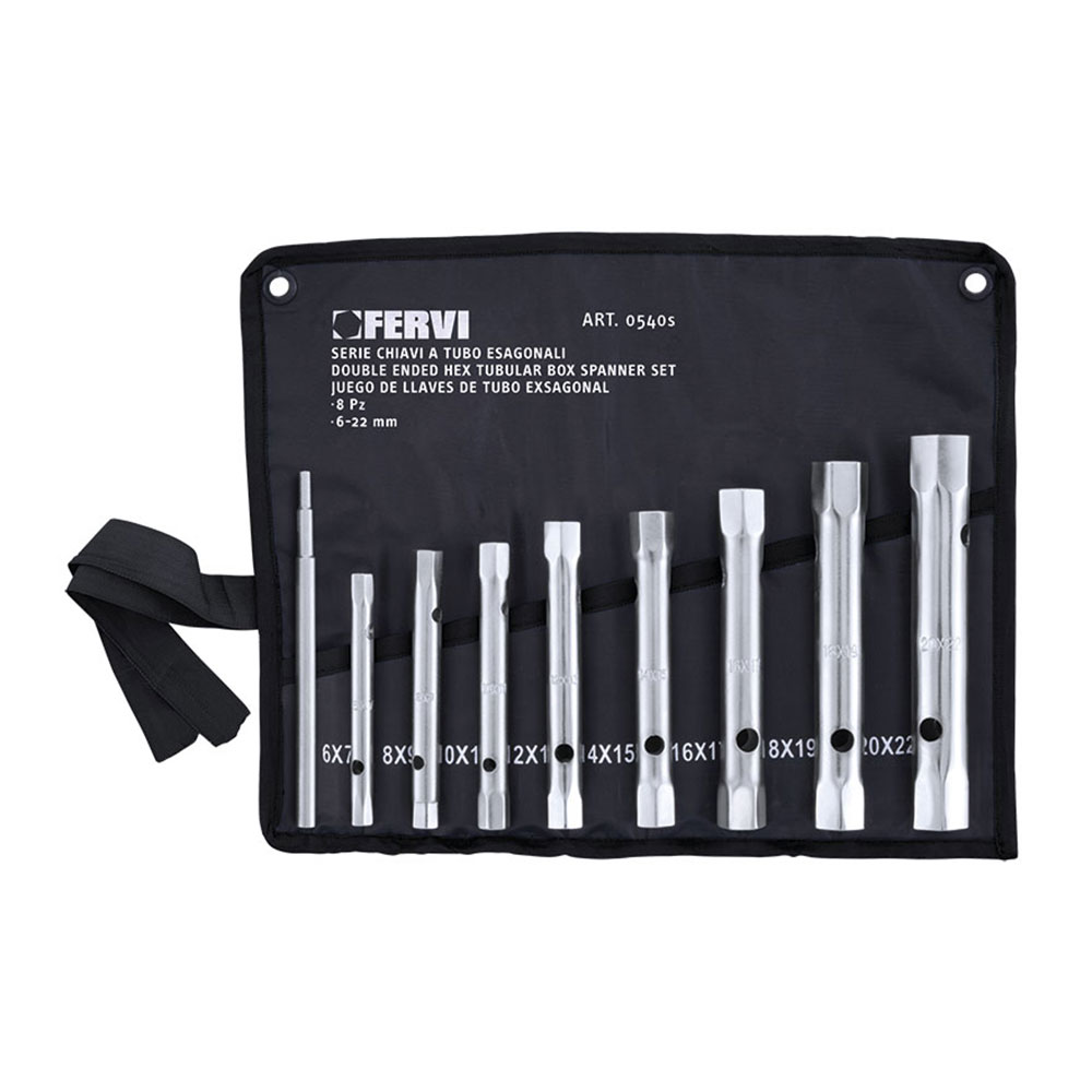 FERVI set cjevastih ključeva 6-22 mm 8 dj. 0540S-FRV