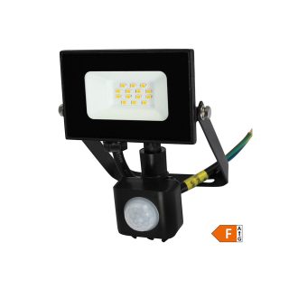 COMMEL LED reflektor 10W 6500K 800lm detektor pokreta crni 307-301