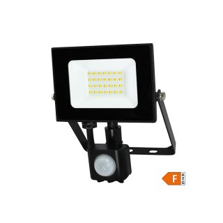 COMMEL LED reflektor 20W 6500K 1600lm detektor pokreta crni 307-302