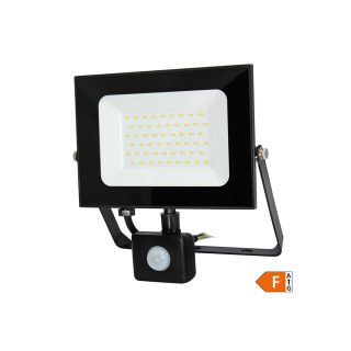 COMMEL LED reflektor 50W 6500K 4250lm detektor pokreta crni 307-304