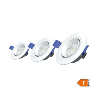 COMMEL LED svjetiljka ugradbena 5W 3000K 370lm bijela 336-126