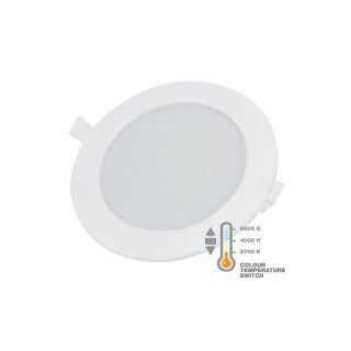 COMMEL LED panel 12W, 2700/4000/6500K, 1190lm, sklopka, bijeli 337-314