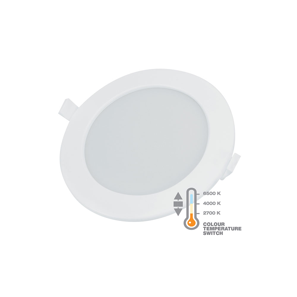 COMMEL LED panel 18W, 2700/4000/6500K, 1880lm, sklopka, bijeli 337-324