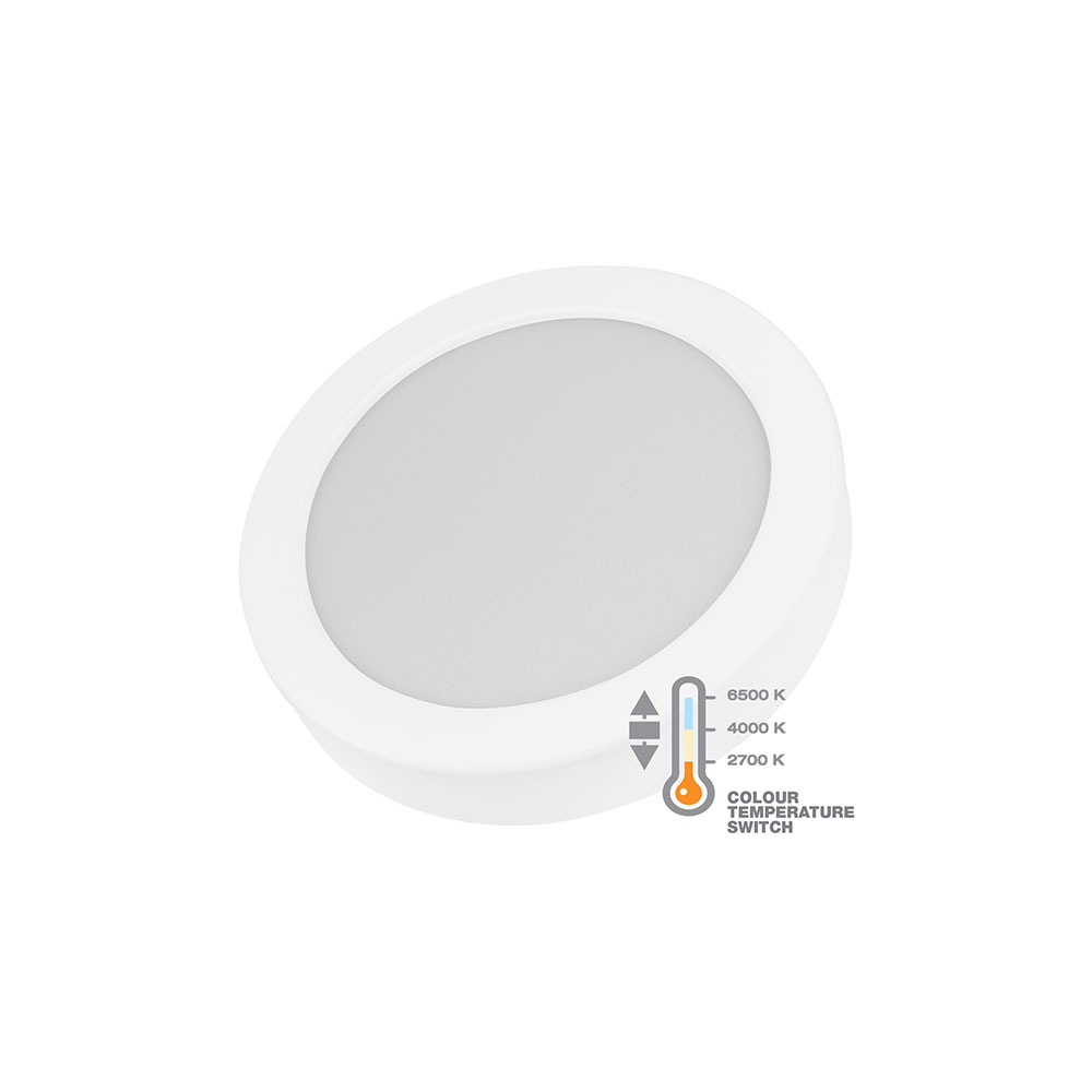 COMMEL LED panel 24W, 2700/4000/6500K, 2565lm, sklopka, bijeli 337-338