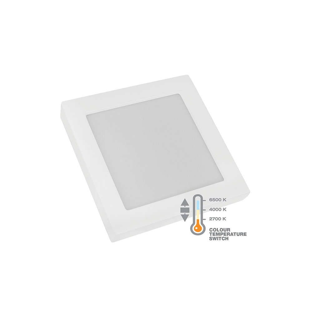 COMMEL LED panel 6W, 2700/4000/6500K, 525lm, sklopka, bijeli 337-408