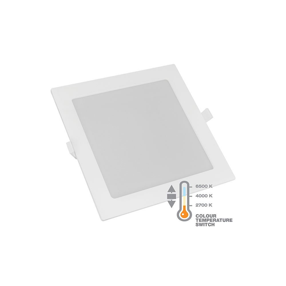 COMMEL LED panel 18W, 2700/4000/6500K, 1880lm, sklopka, bijeli 337-424