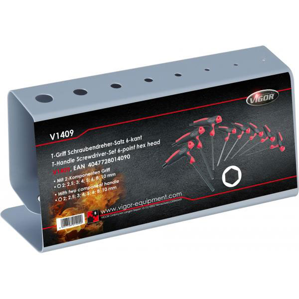 VIGOR set imbusa s T-ručicom 8 dj. V1409-VOR - Slika 2