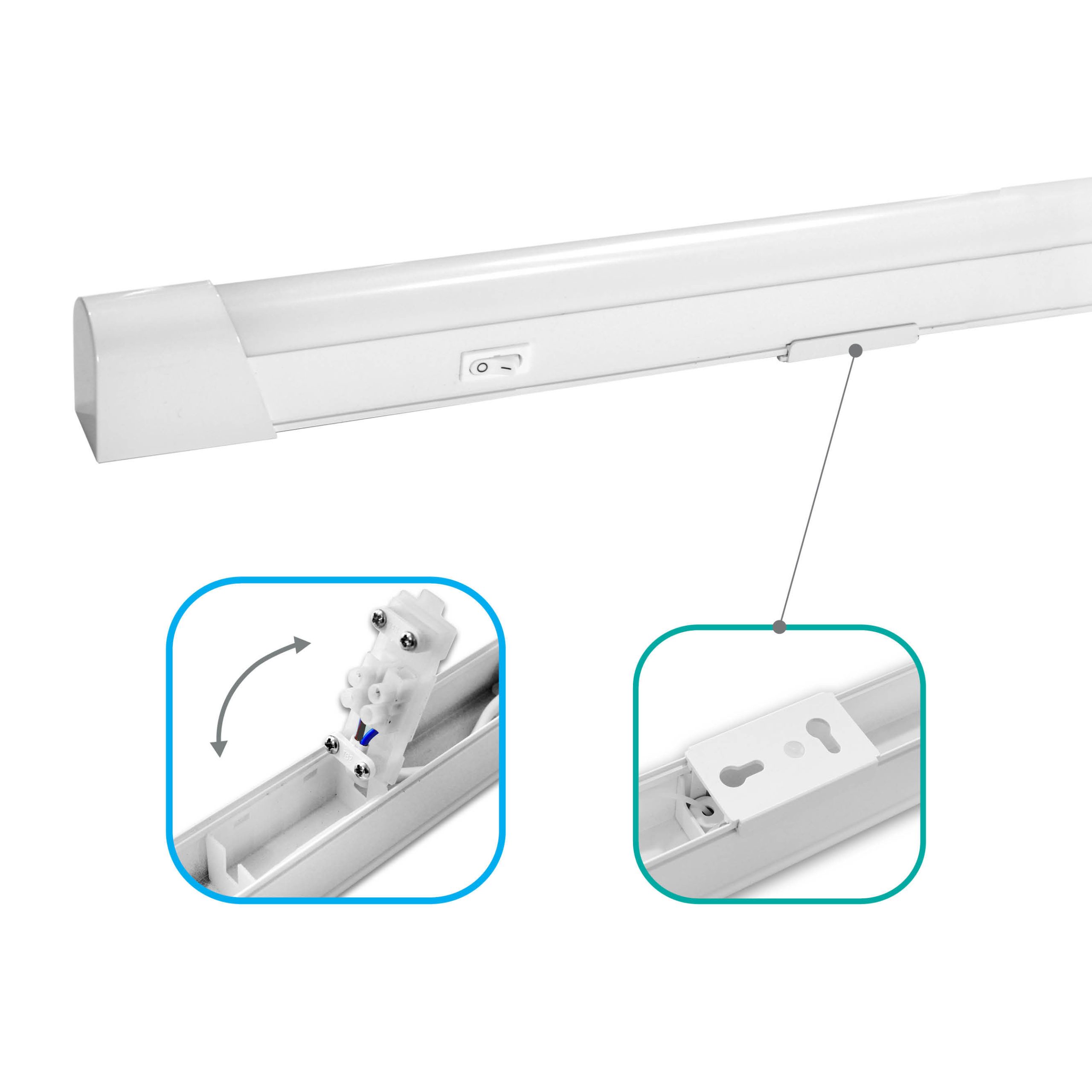 COMMEL LED svjetiljka 15W 4000K 1800lm sklopka bijela 406-223 - Slika 2