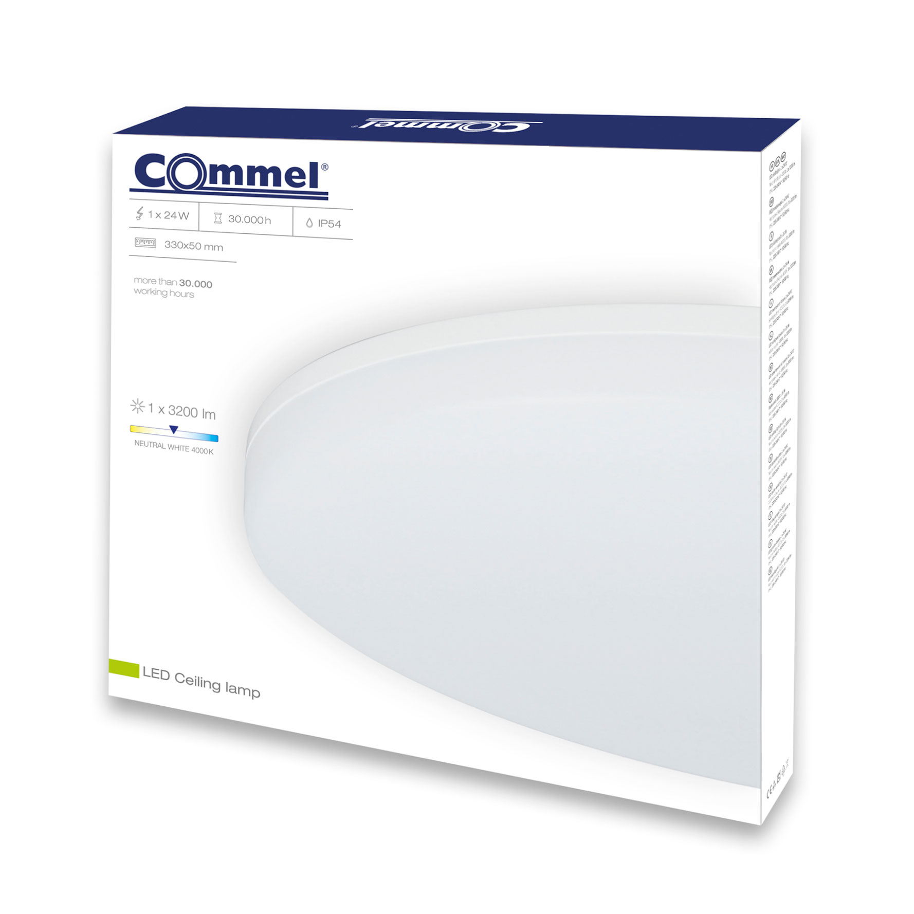 COMMEL LED plafonjera 24W, 4000K, 3200lm 407-103 - Slika 2