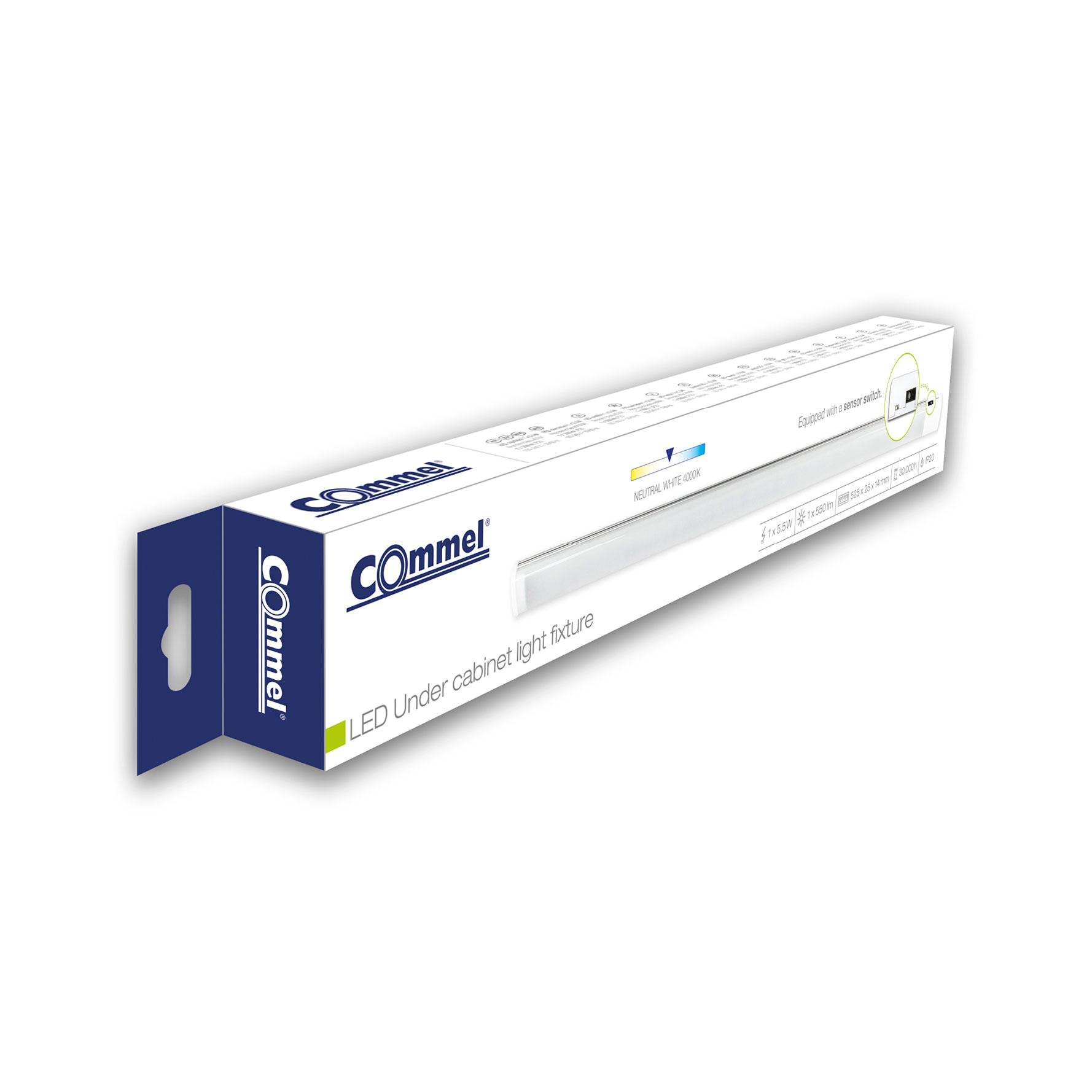 COMMEL LED svjetiljka 5,5W 4000K 550lm detektor pokreta bijela 406-502 - Slika 3